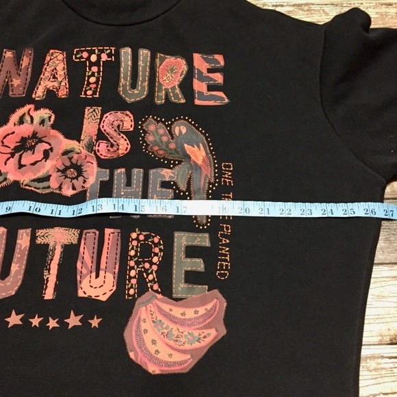 FARM Rio Oversized Nature Is The Future Graphic Sweatshirt - Picture 4 of 8